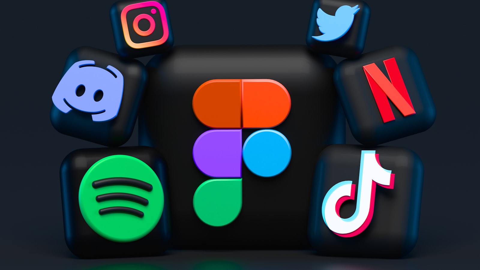 A phone displaying social media app icons — the modern shop window for local businesses.